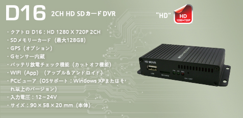 2CH SD CARD DVR